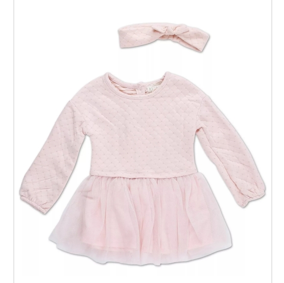 btweenBaby Girls 2 Pc Dress & Headband Set - Picture 3 of 10